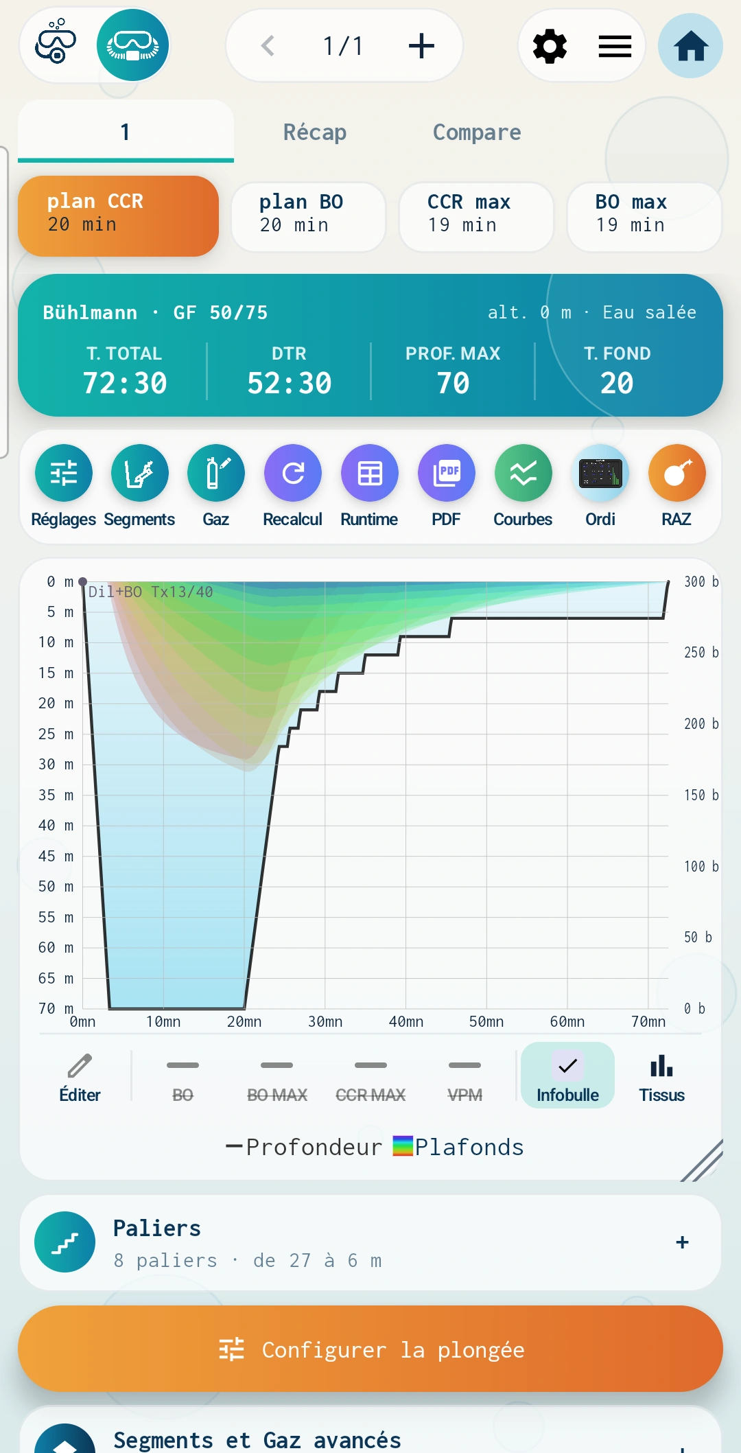 Étape 3 : le plan calculé