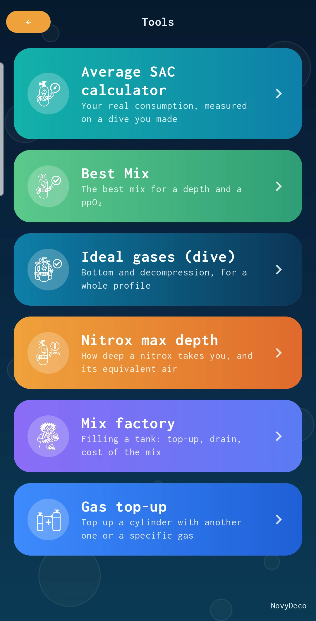 Six tools